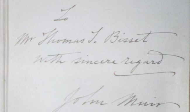 John Muir Signature